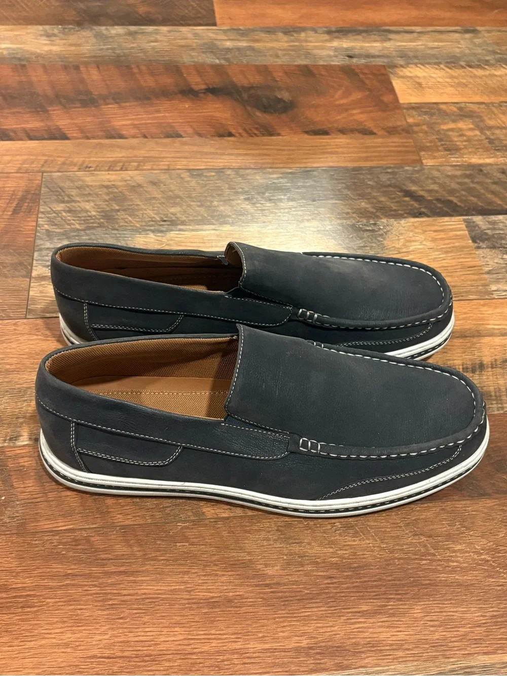 NWOB Haband Navy Slip-On Loafers